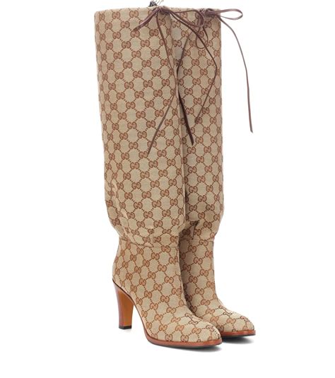 knee high boots gucci|gucci knee high boots price.